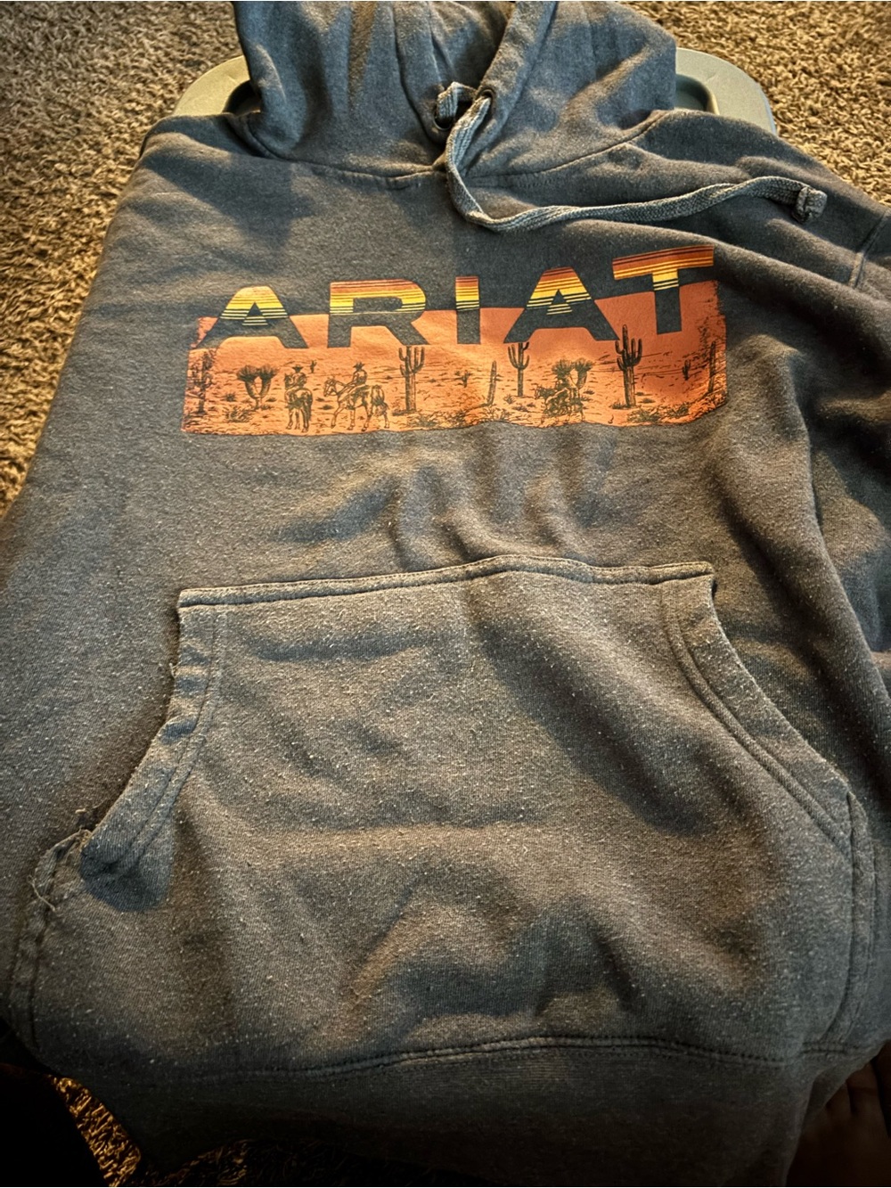 Ariat Charcoal Fleece Pullover Hoodie
